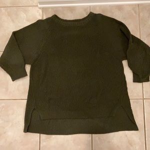 Express Oversized Boyfriend Tunic Sweater